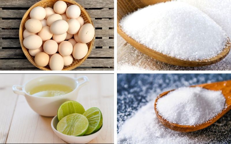 Nguyên liệu cần chuẩn bị cho món sốt dầu trứng