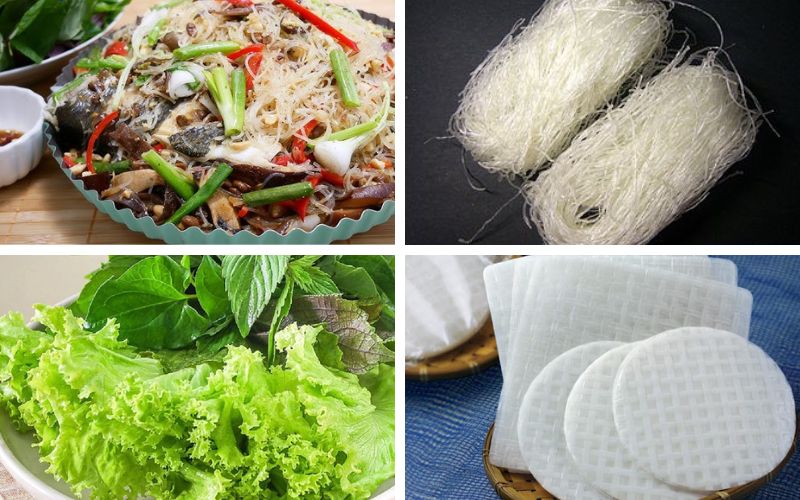 Cá chưng tương hột kiểu miền Tây có thể ăn kèm bún và bánh tráng