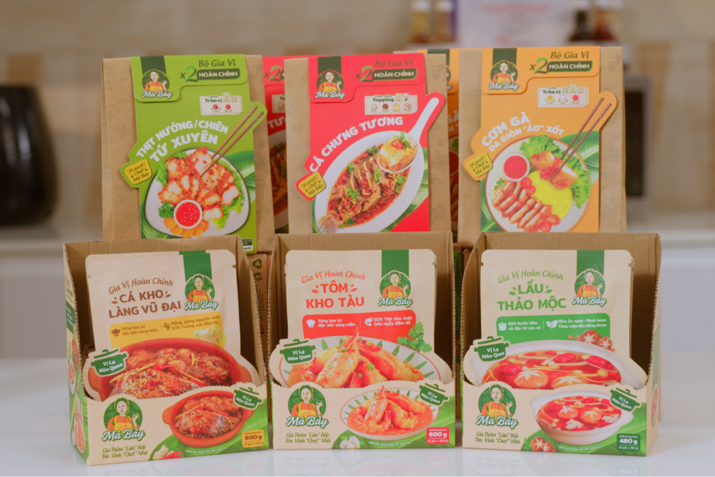 Gia vị Má Bảy giúp món ăn nhanh gọn, tròn vị cho bữa cơm yêu thương