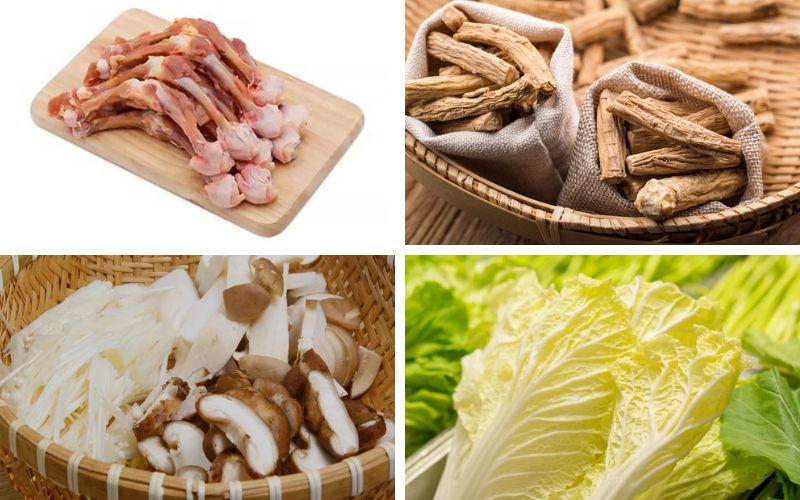Nguyên liệu cơ bản cho món lẩu thảo mộc tại nhà