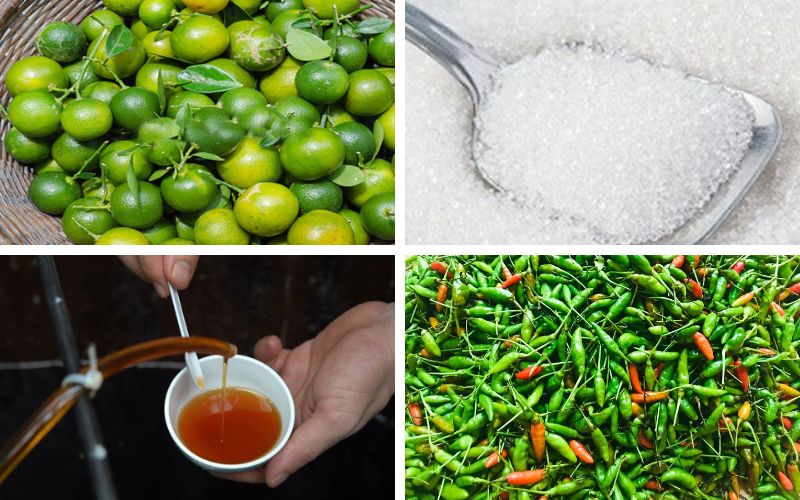 Nguyên liệu làm sốt tắc tại nhà đơn giản, chi tiết