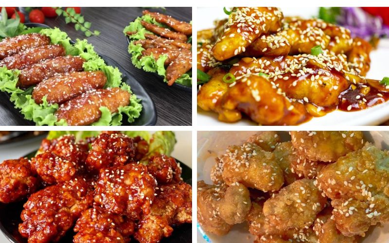Thưởng thức món gà chiên sốt mè rang ngay tại nhà