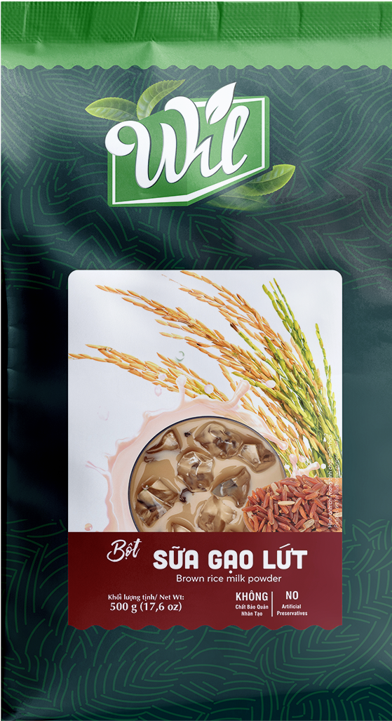 Nguyên Liệu Pha Chế Bột Trà Gạo Lứt