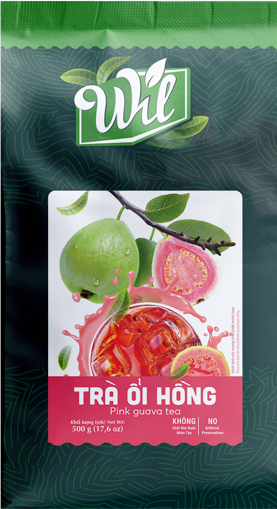 Nguyên Liệu Pha Chế Bột Trà Ổi Hồng