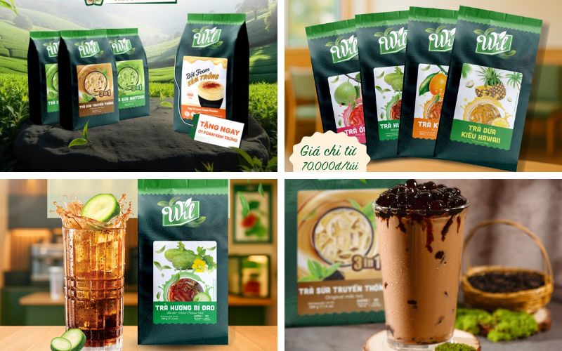 Bộ nguyên liệu pha chế của Trí Việt Phát Foods