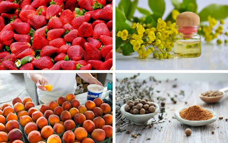 Hương liệu thực phẩm được chia thành 3 loại khác nhau