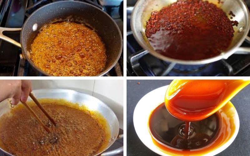 Hướng dẫn làm nước màu với cá để kho củ nén