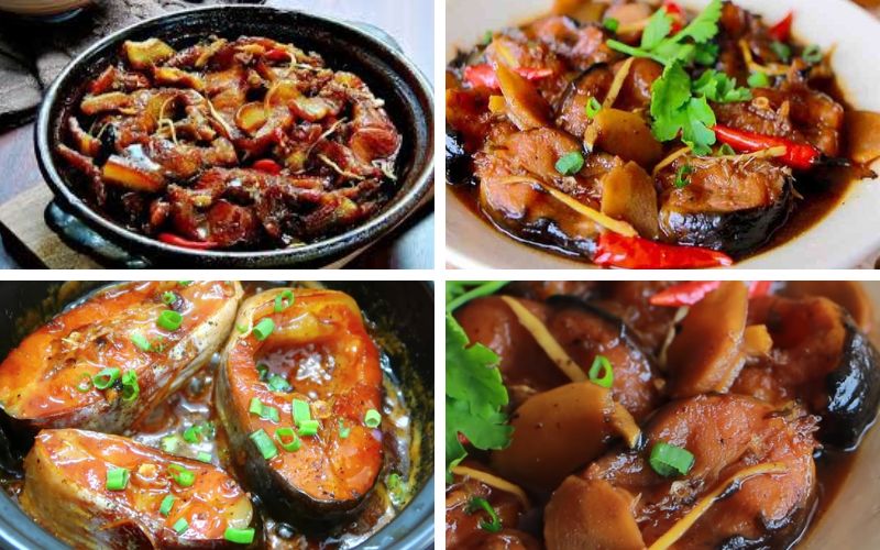 Món cá kho gừng nêm nếm cho vừa ăn, rắc thêm ít tiêu là đã có thể thưởng thức