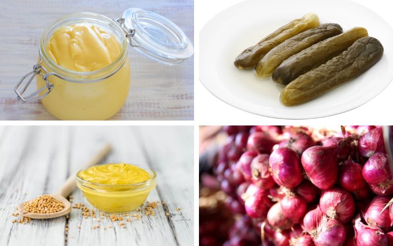 Nguyên liệu cần chuẩn bị để làm món sốt Tartar