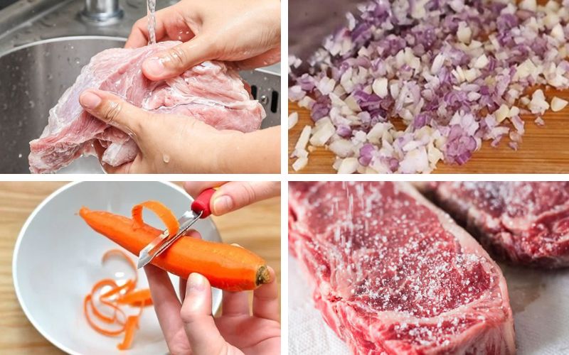 Hướng dẫn sơ chế và ướp nguyên liệu cho món ăn