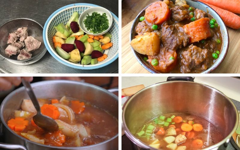 Món súp bò hầm thơm ngon, nóng hổi cho những ngày mưa lạnh