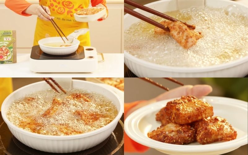 Nướng và chiên thịt tứ xuyên 